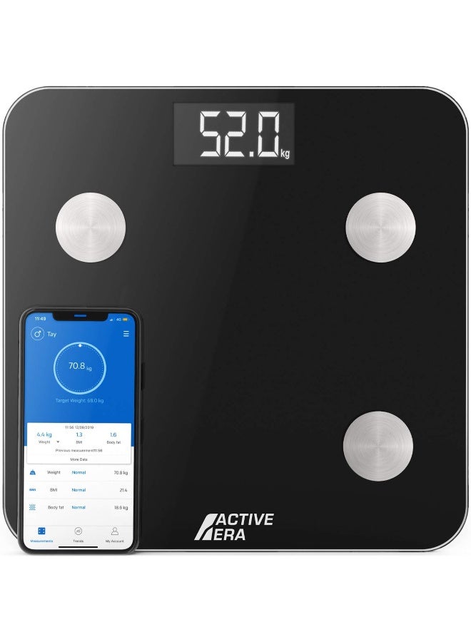 Active Era Smart Body Fat Scales - Bluetooth Digital Weight Scales with 15 Essential Features - Image 1